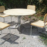 Vintage marble roundtable