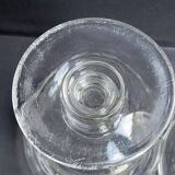 Drageoir with lid - Cut blown glass – 19th century