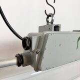 Industrial Grey Tube Light from Elektrosvit, 1970s