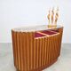 Vintage kidney shaped shop counter display