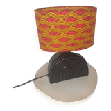 Abedi black ceramic table lamp