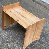 Vintage Scandinavian shelf in solid wood 48cm