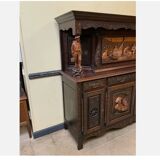 Antique monumental sideboard, credenza