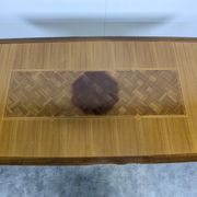 Polyester varnished table from the 1960s.