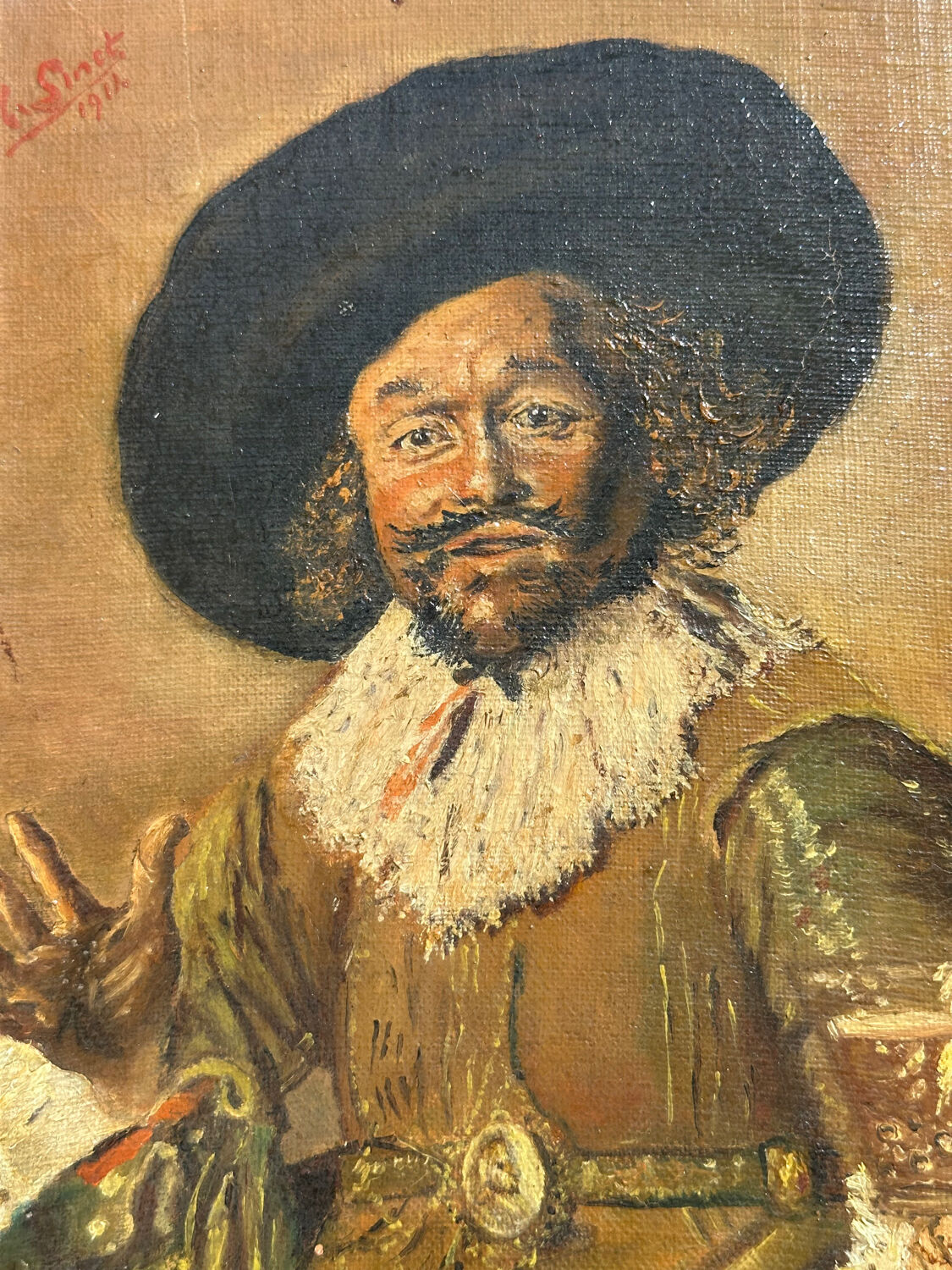 Painting signed M.Sinet