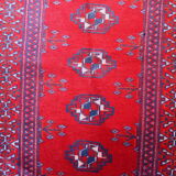 Vintage hand 60cm x 80cm 1970 made Turkmen carpet - 1C204