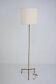 Mid-Century Italian Solid Brass Faux Bamboo Floor Lamp, 1960s