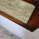 Art Deco mirror with a wooden frame