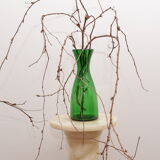 Glass carafe or vase with medallion