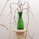 Glass carafe or vase with medallion