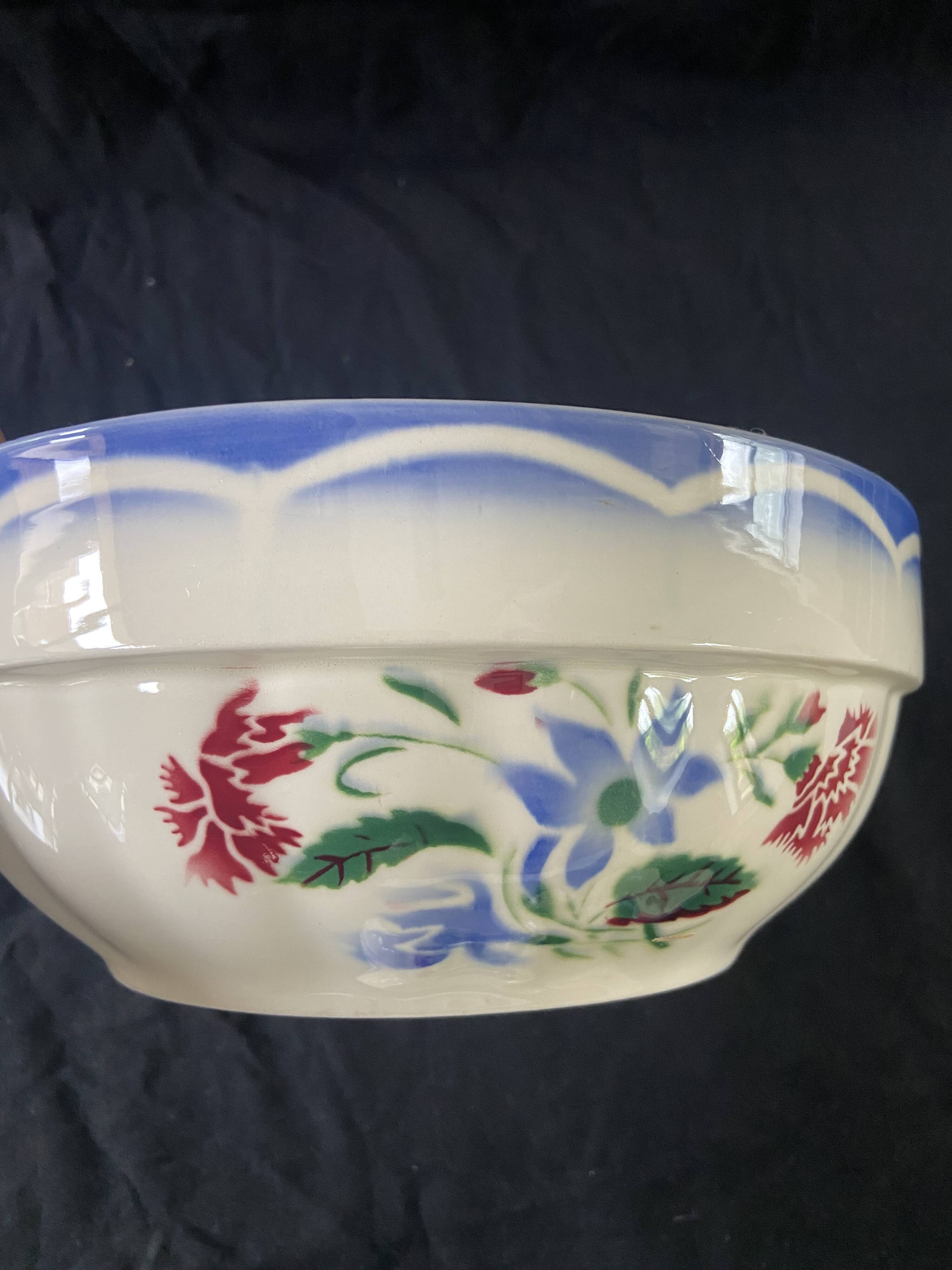 Set of 6 Digoin Sarreguemines "Elorn" salad bowls