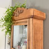 Restored art deco wooden showcase