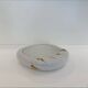 Paolo Traversi Ceramic & Gold Leaf Villari Tulip Plate Tray Vintage Italy 1