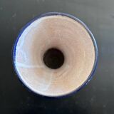 White vase with plant decoration