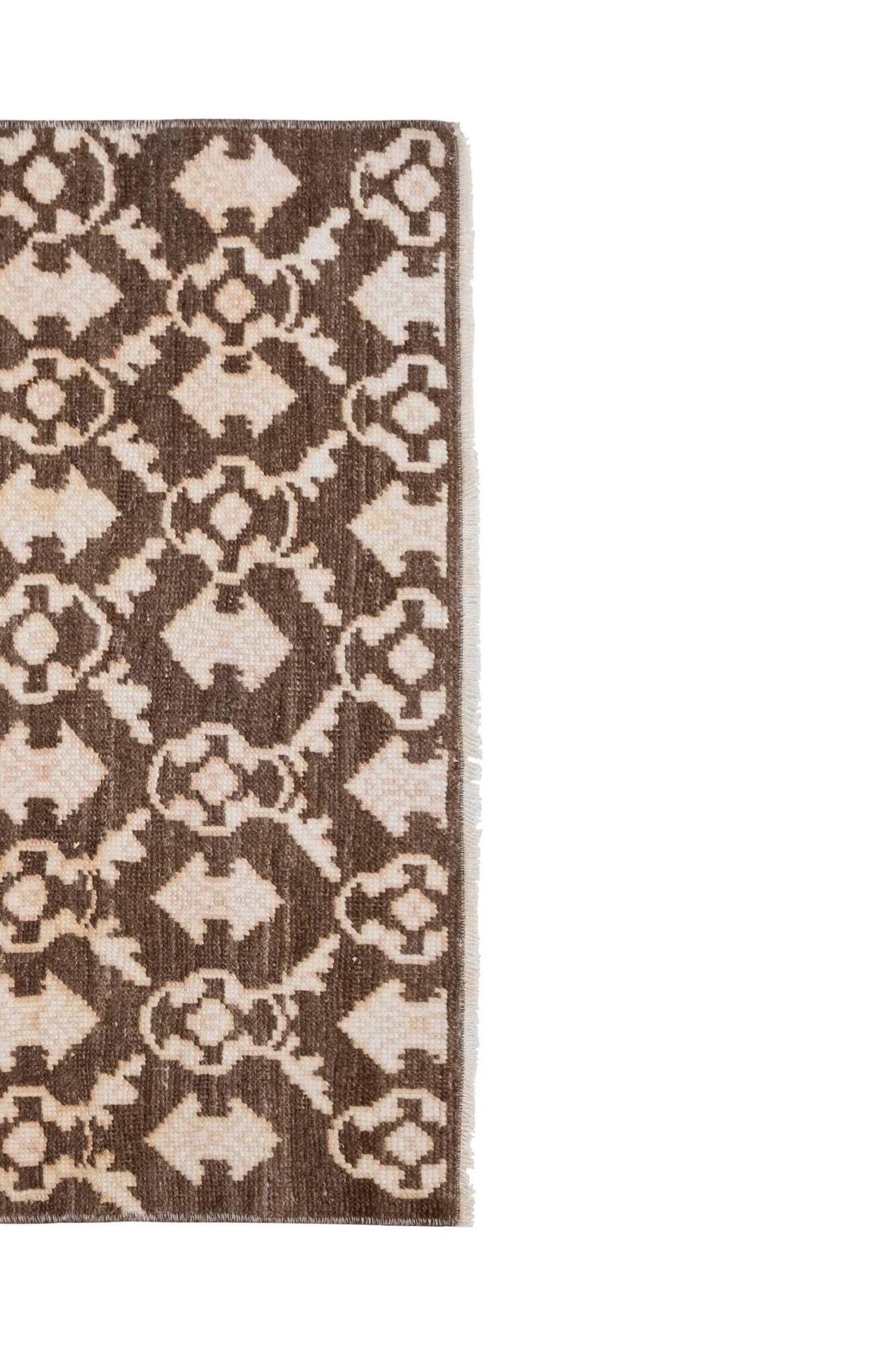 Vintage handmade Turkish rug 90x109 cm