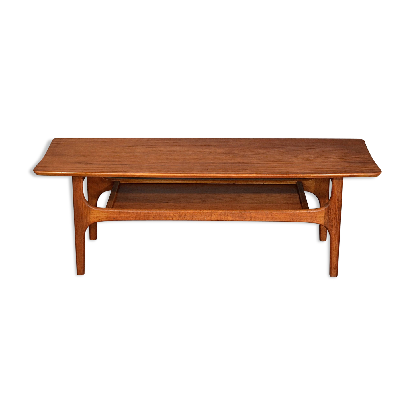 Midcentury Two Tier Teak Coffee Table. Fantastic Vintage  Modern / Danish Style