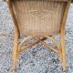 Pair of armchairs and bench in rattan and bamboo from the 60s/70s