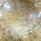 Imposing vintage alabaster ashtray