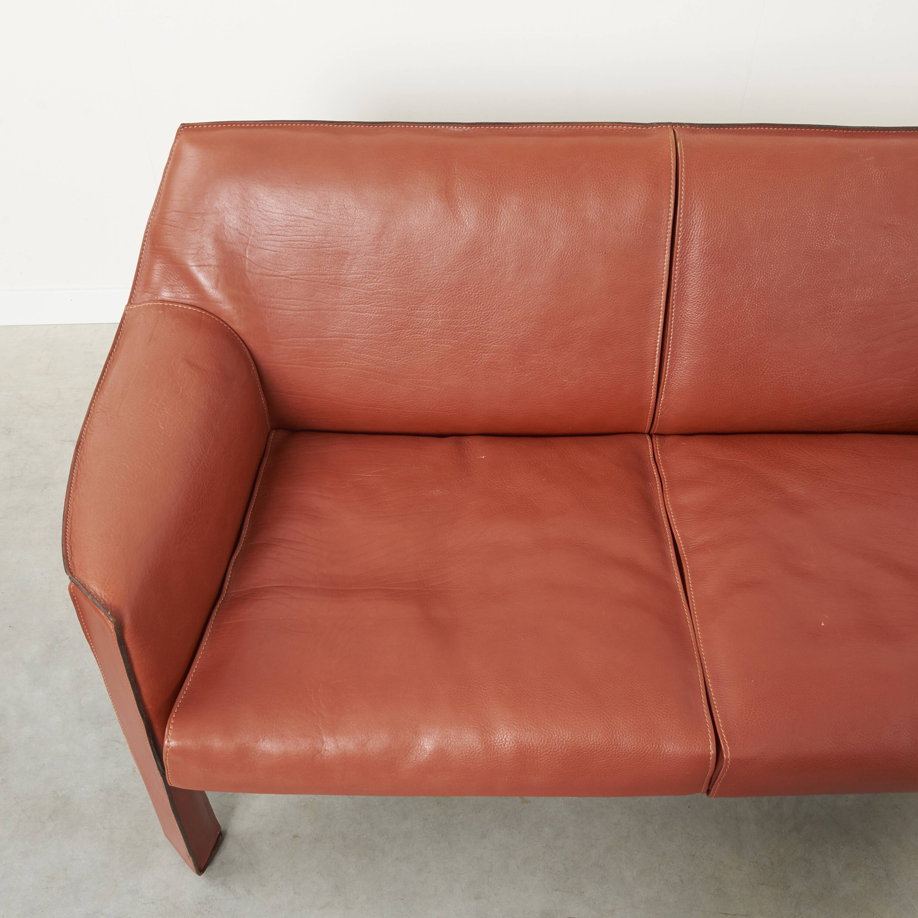 Set CAB 415 sofas by Mario Bellini, 1980s