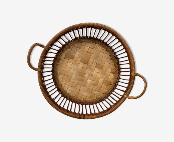 Corbeille vintage en rotin