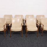 Ib Kofod-Larsen, vintage – conference – dining chairs 1963, Germany