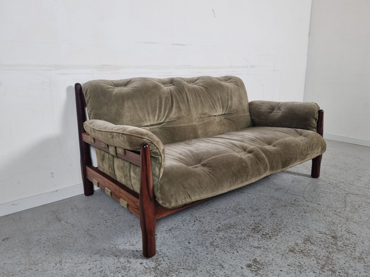 Brazilian rosewood sofa 70s