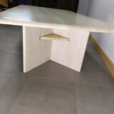 Coffee table marble travertine
