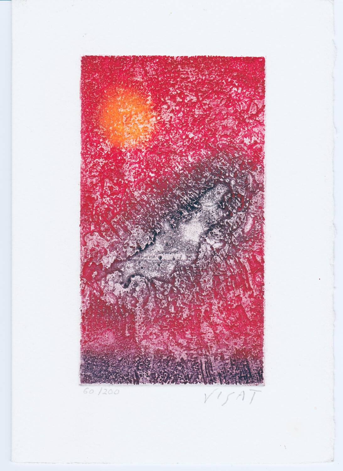 Original engraving by Suzanne Visat. Signed and numbered. 1997