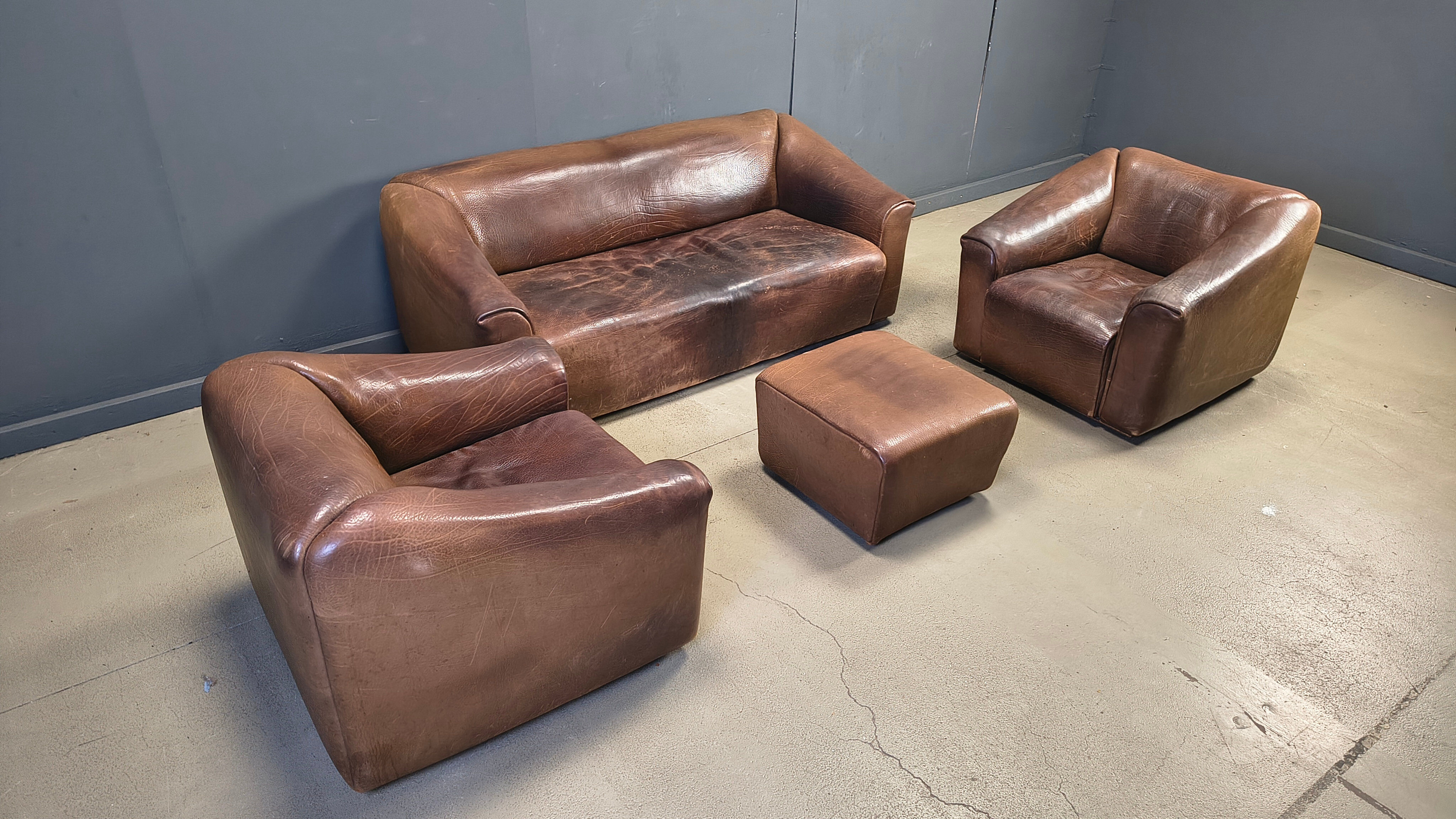 De Sede DS47 sofa set, 1960s