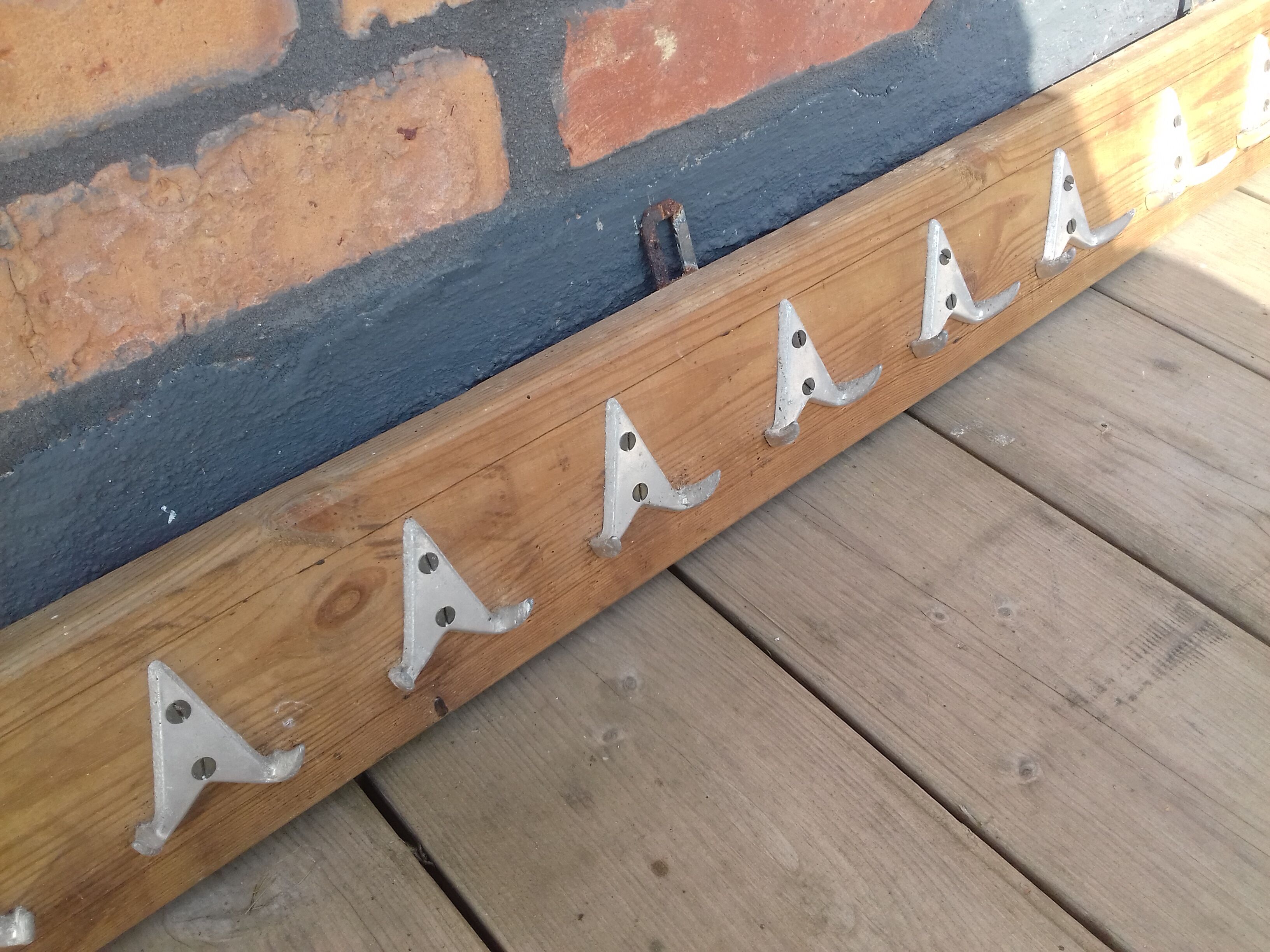 Industrial hook 10 branches 60' vintage