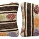 Set of 2 vintage kilim cushion covers 41x61 cm
