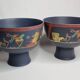 Pair of Rosenthal Liguria bowls by Gilbert Portanier, 1970s, 26 cm