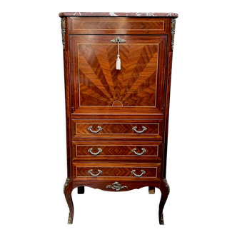 Lady secretary in mahogany Louis XVI style