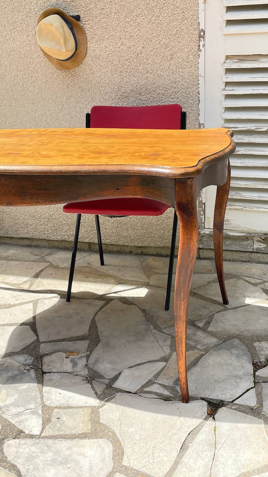 TABLE BUREAU Pieds Courbés