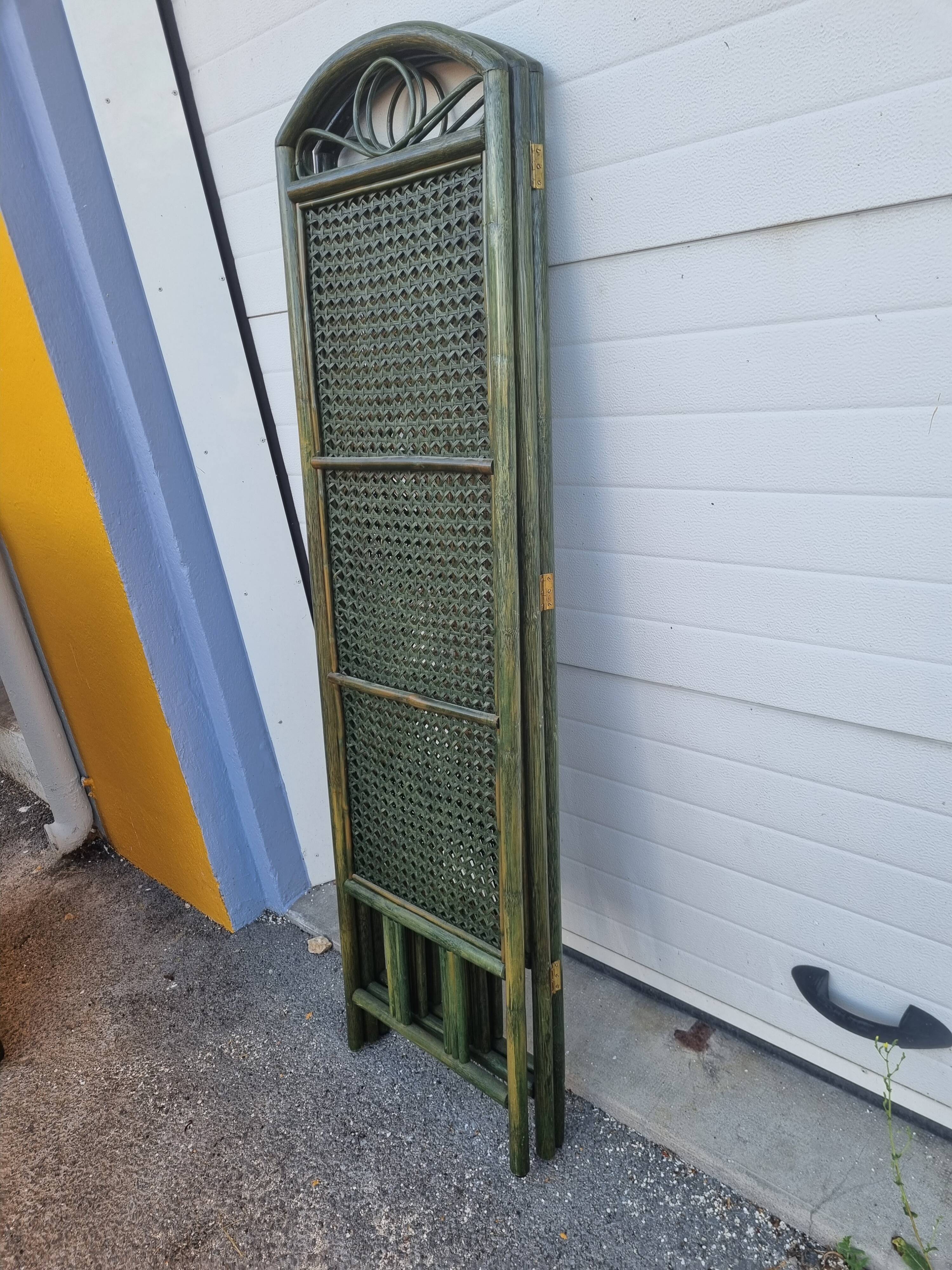 Rattan screen from 1980