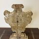 Decorative Element in Carved Wood on a Carrara Marble Base, Baroque I