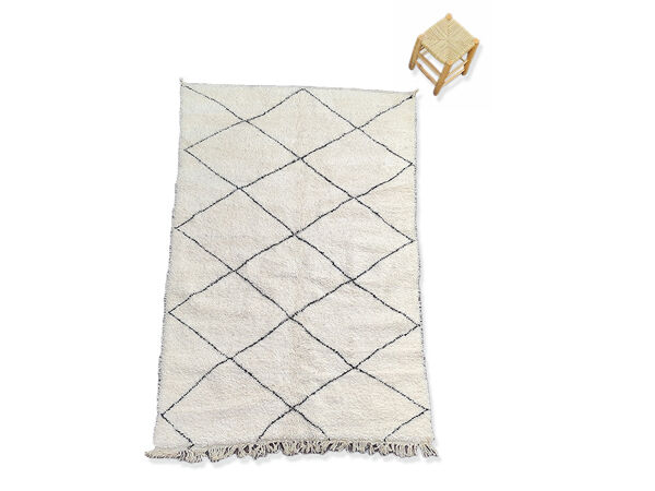 Tapis béni ouarain à losange 160x260 cm