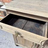 Solid oak buffet - sandblasted - late 18th century