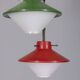 Suspension cascade en verre design Stilnovo, années 1960