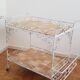 Vintage wrought iron serving trolley from the 1970s