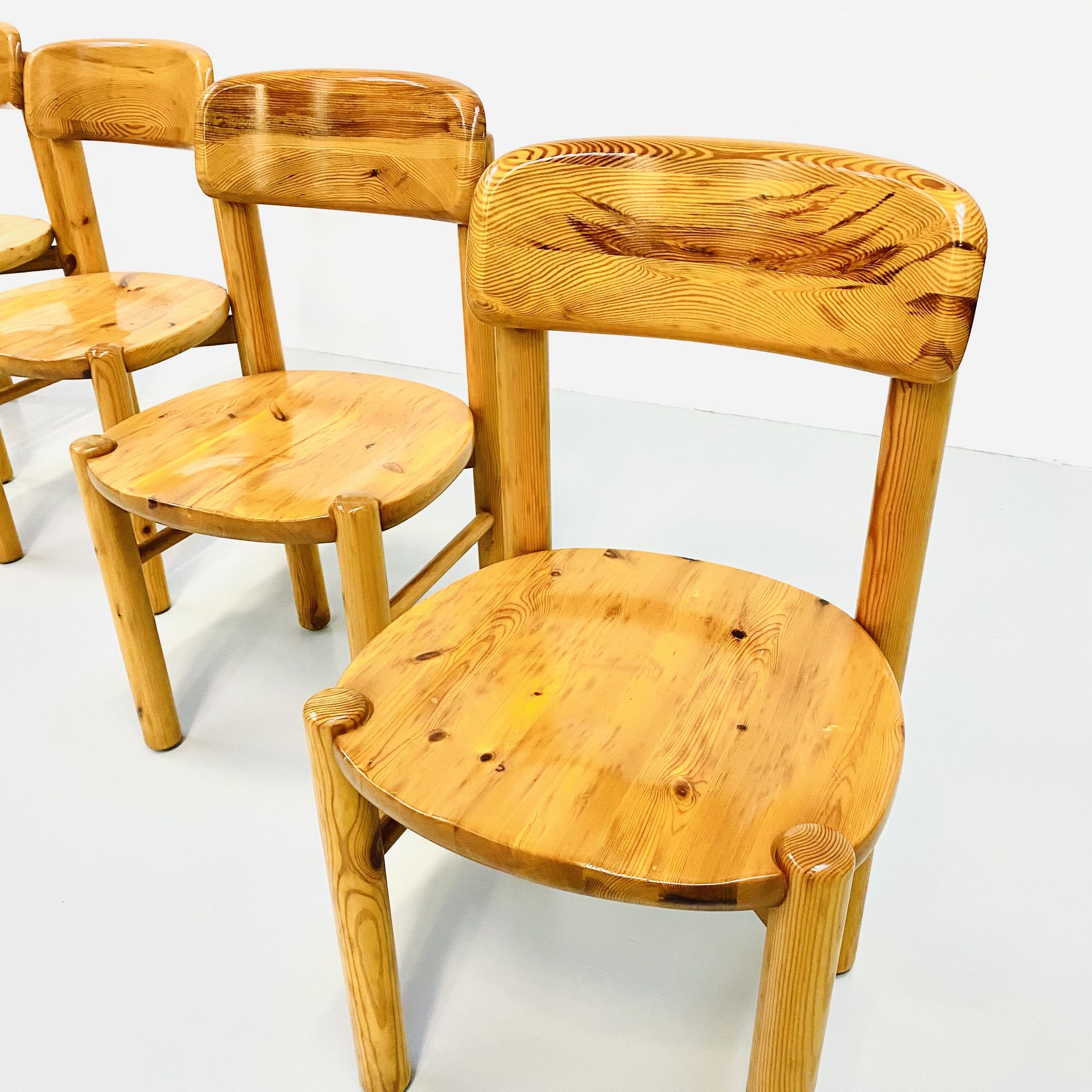 Danish chairs in solid pine by Rainer Daumiller for Hirtshals Savaerk, 1970