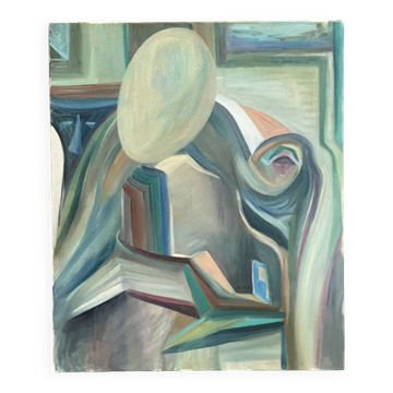 Oil on canvas, Abstraction