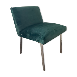 chaise vintage en velours