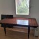 rosewood veneered table from the 1960s
