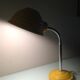 Yellow vintage metal desk lamp 70s