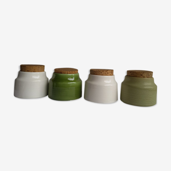 Vintage ceramic jar series