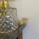 Pair of vintage glass globe wall sconces