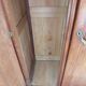 English asymmetrical chest of drawers - Art Deco - Mirror - 2 doors - 5 drawers - Mesh blond oak