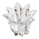 Vintage Royal Crystal Rock Laurus Votive Candle Holder / Italy / 1990s