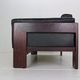 Tobia Scarpa black leather "Bastiano" 2-seater sofa for Knoll, 1960s, Italy